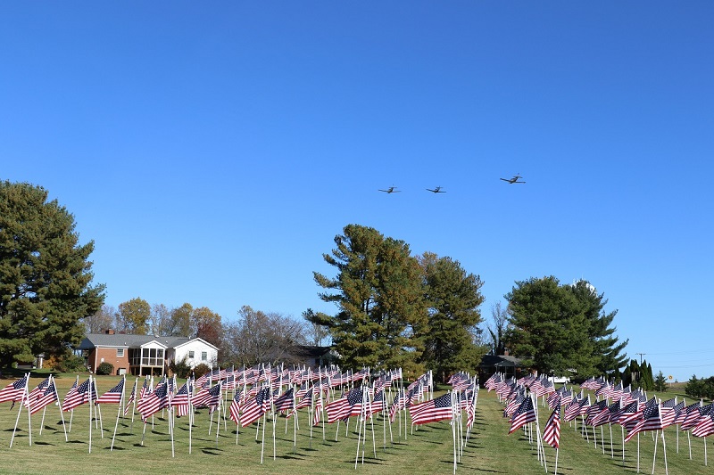 The Culpeper Honors Veterans with Flags for Heroes